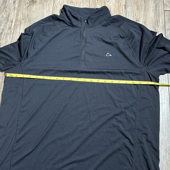 Merino Blend By Paradox Mock-Neck Pullover 1/4 Zip Dri Release Black Women’s XL - Picture 2 of 8